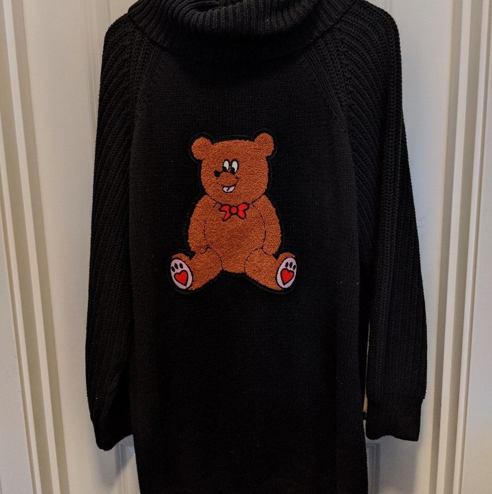 Lazy Oaf Teddy Knit Dress Size S